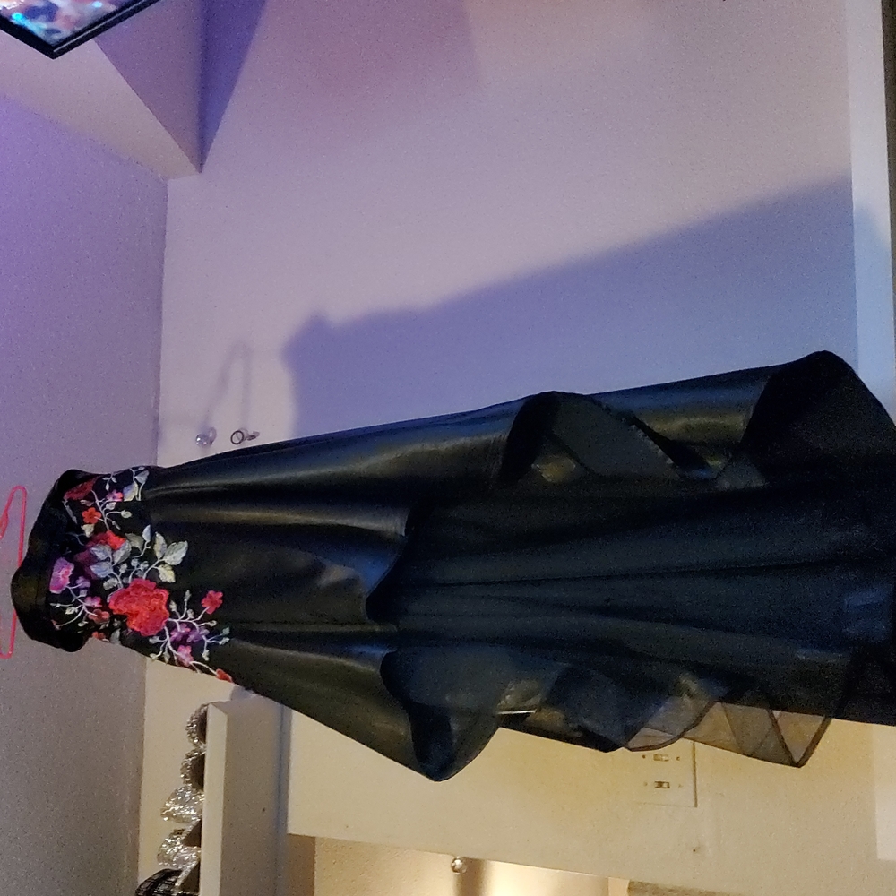 Black evening dress